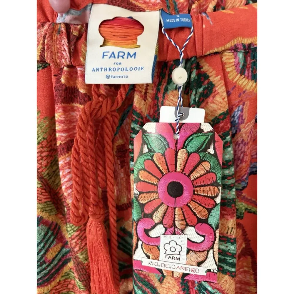 Farn Rio Women's Size Small Birdie Wide Leg Pants Size Small NWT! - Picture 9 of 12